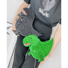 Shimmering Tyrannosaurus Rex 3D Handbag in Vegan Leather - Cosparty