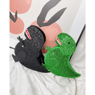 Shimmering Tyrannosaurus Rex 3D Handbag in Vegan Leather - Cosparty