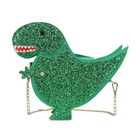 Glitter T-Rex Handbag - Green - Bags