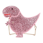 Shimmering Tyrannosaurus Rex 3D Handbag in Vegan Leather - Cosparty