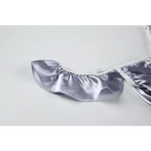 Silky Satin Lace - Up Lingerie Sleep Set with Ruffled Trim and Bows - Cosparty