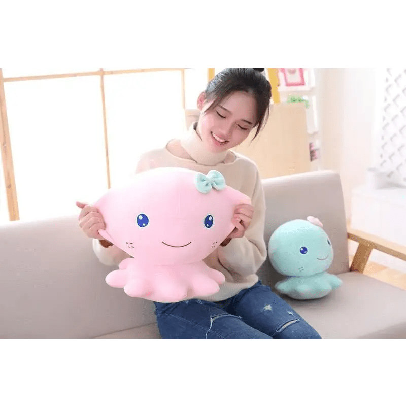 Sky Blue Baby Octopus Plushie 20x17cm Org Instock Kawaii Cosparty Toy - Cosparty