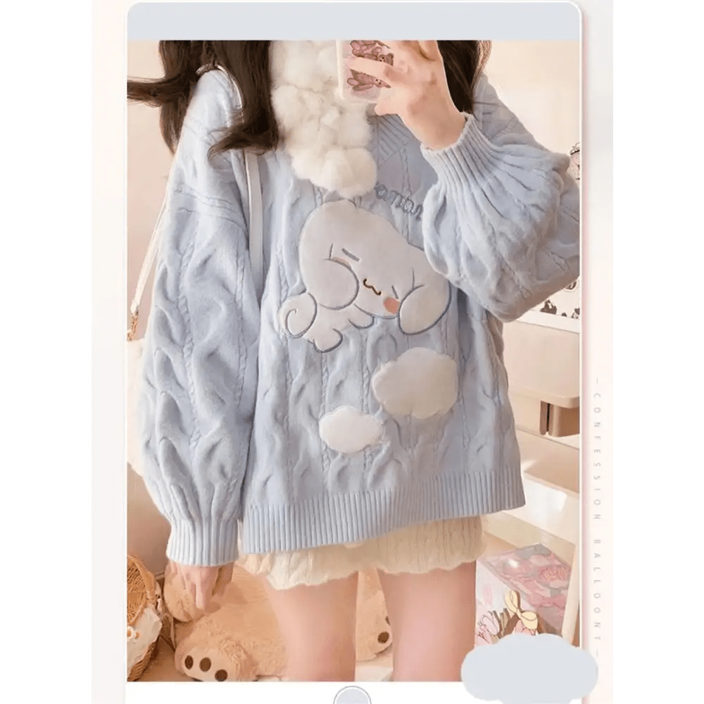 Sleepy Cinna Knit Sweater for Cozy Chilly Days - Cosparty