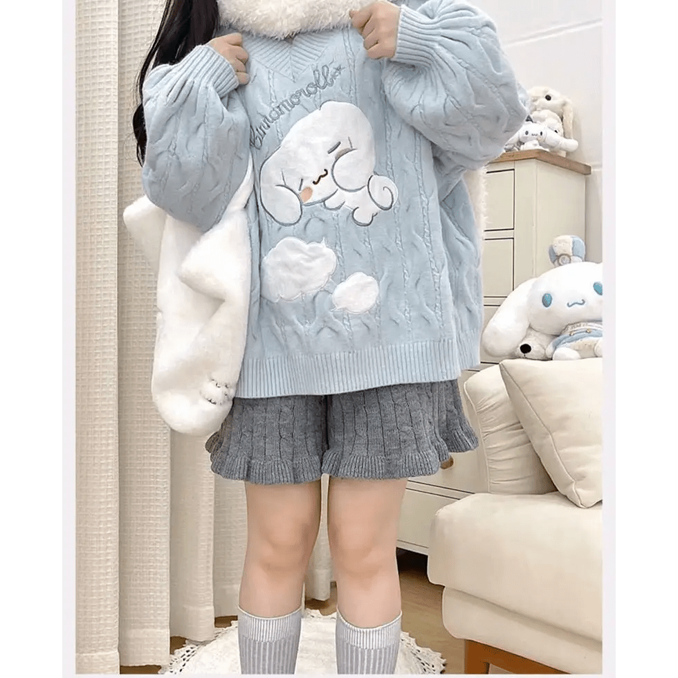 Sleepy Cinna Knit Sweater for Cozy Chilly Days - Cosparty