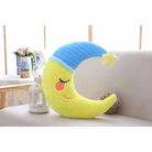 Sleepy Time Moon Plush Pillow for Cozy Cuddles and Travel Support Org Instock - stuffed animal