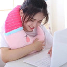 Sleepy Time Moon Plush Pillow for Cozy Cuddles and Travel Support Org Instock - Cosparty