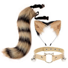 Sly Fox Tail Ear and Collar Set for Fun Petplay Adventures - costume accessories