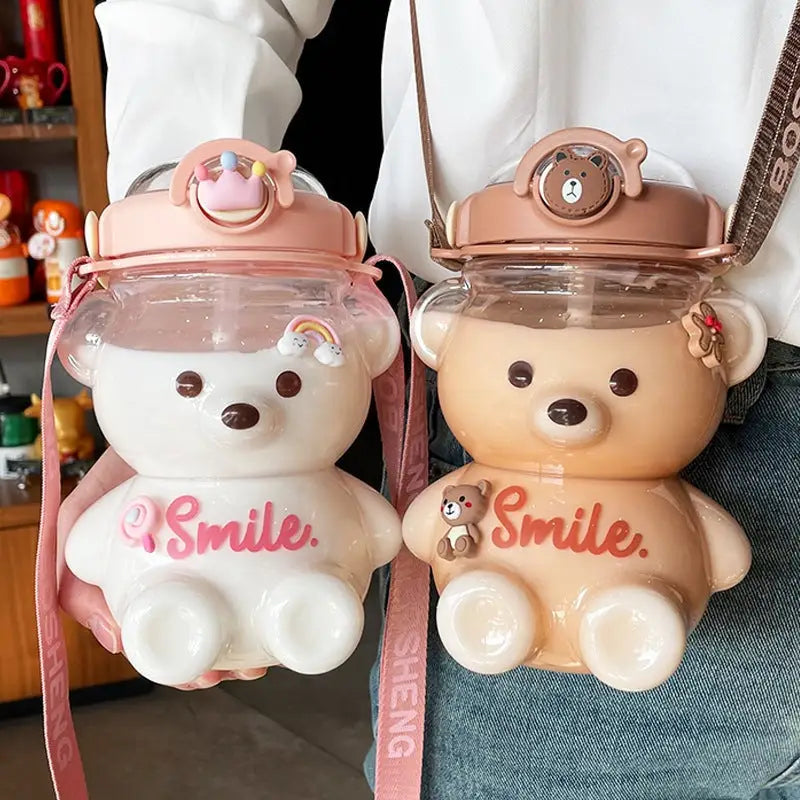 Smile Bear Design Bottles for Fun and Functional Cosparty Moments - shirt