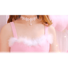 Snow Princess Faux - Fur Trimmed Winter Wonderland Dress - Cosparty