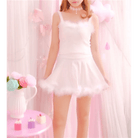 Snow Princess Faux - Fur Trimmed Winter Wonderland Dress - Cosparty