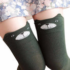 Soft Cotton Animal Thigh Highs for Littles Size XS-XL - stockings