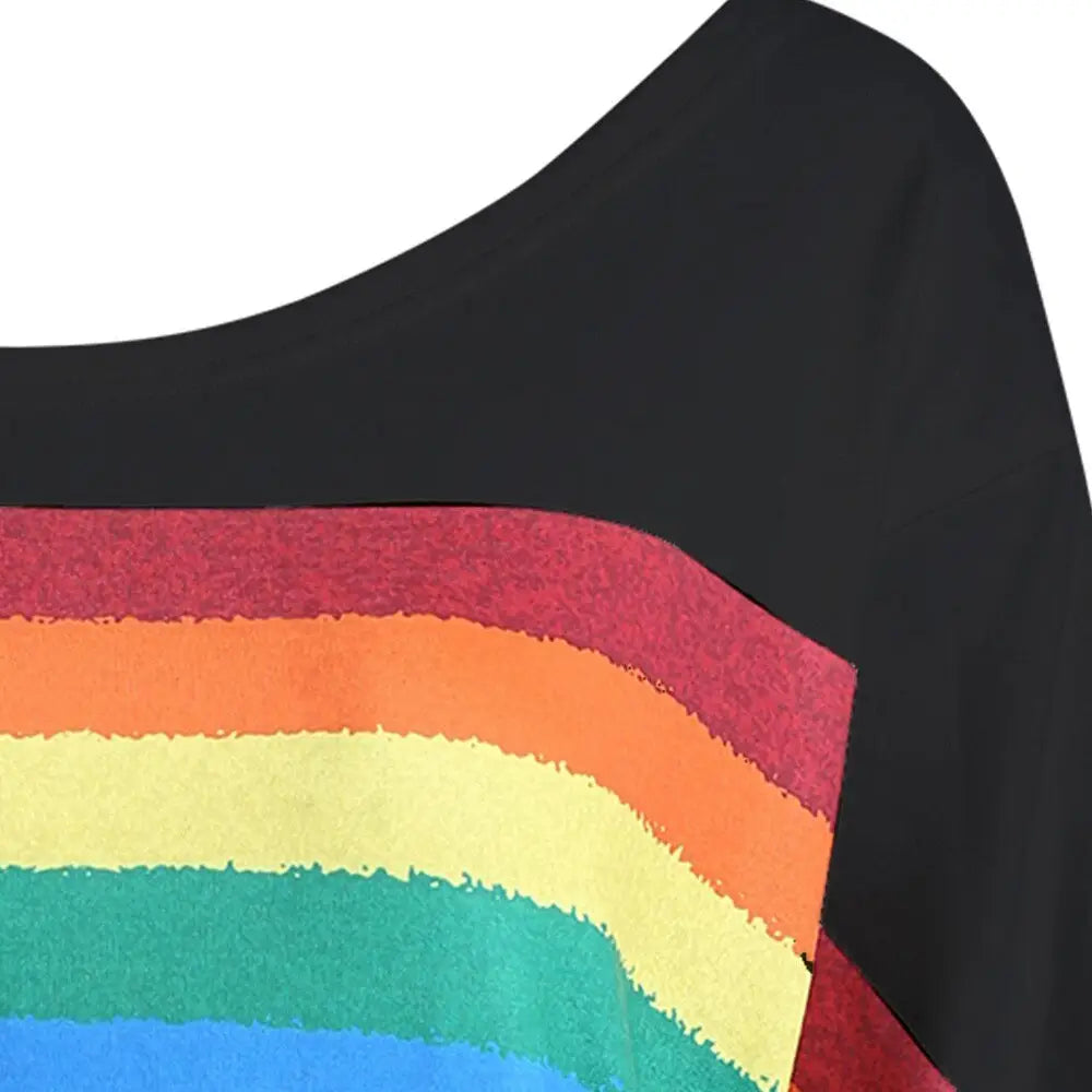 Soft Crewneck Rainbow Sweater for Everyday Pride - sweater