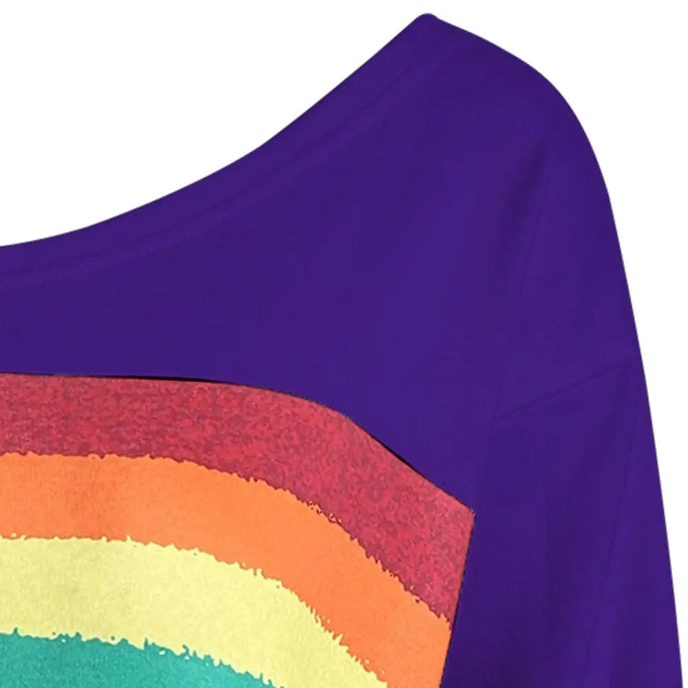 Soft Crewneck Rainbow Sweater for Everyday Pride - sweater