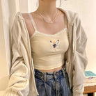 Soft Fae Tank with Fairy Embroidery for Angelic Charm - Cosparty