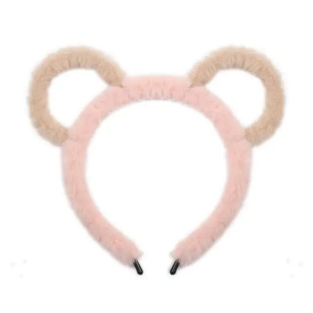 Soft Plush Animal Headbands for Kawaii Aesthetics - Cosparty
