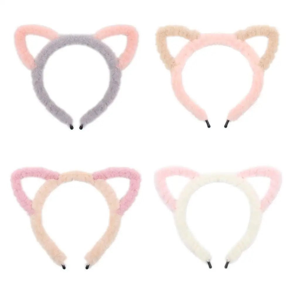 Soft Plush Animal Headbands for Kawaii Aesthetics - Cosparty