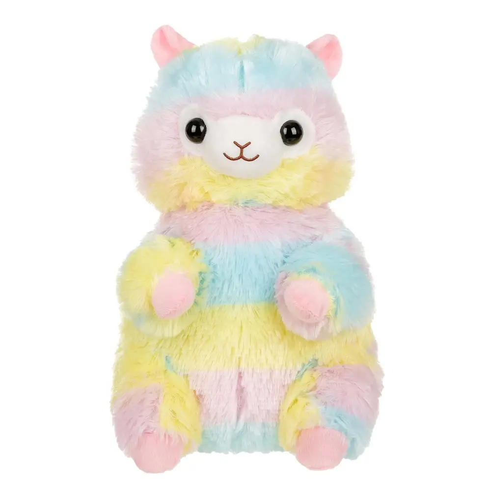 Soft Rainbow Alpacasso Inspired Backpack with Adjustable Straps - backpack