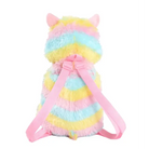 Soft Rainbow Alpacasso Inspired Backpack with Adjustable Straps - backpack