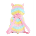 Soft Rainbow Alpacasso Inspired Backpack with Adjustable Straps - Cosparty