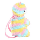 Soft Rainbow Alpacasso Inspired Backpack with Adjustable Straps - Cosparty