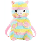 Soft Rainbow Alpacasso Inspired Backpack with Adjustable Straps - Cosparty