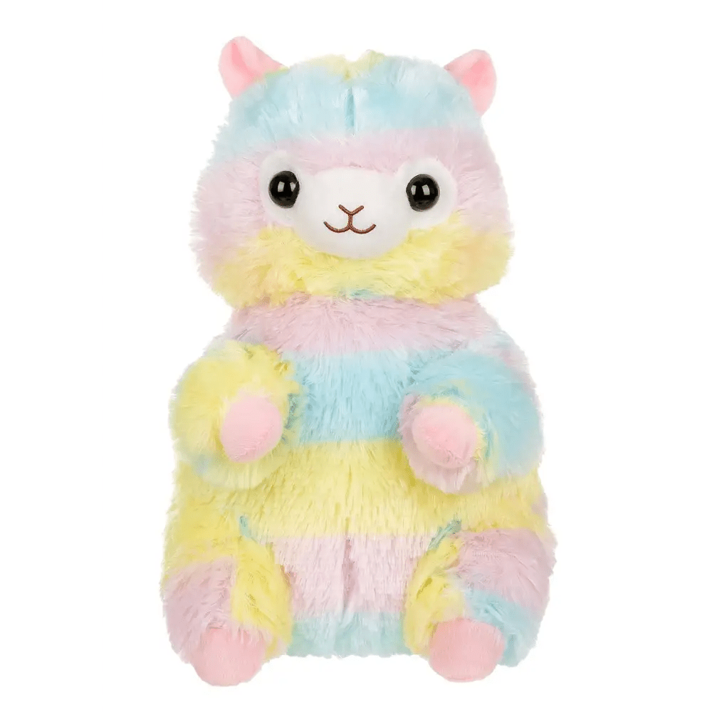 Soft Rainbow Alpacasso Inspired Backpack with Adjustable Straps - Cosparty