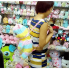 Soft Rainbow Alpacasso Inspired Backpack with Adjustable Straps - Cosparty