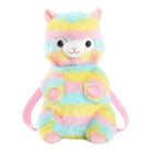 Soft Rainbow Alpacasso Inspired Backpack with Adjustable Straps - Colorful - backpack