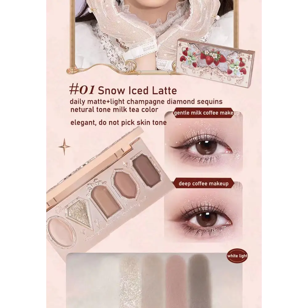 Berry Angelic Eyeshadow Palette - 1 Snow Iced Palette - eyeshadow