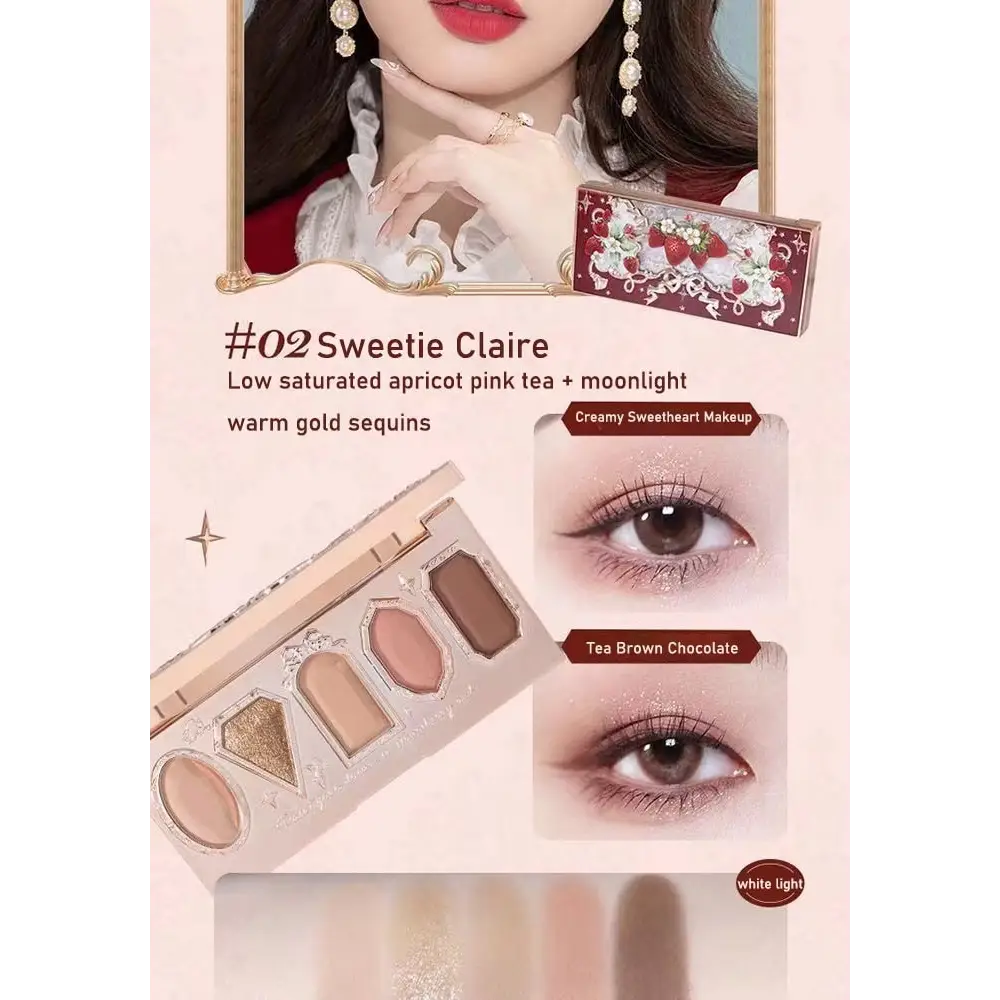 Berry Angelic Eyeshadow Palette - 2 Sweetie Claire - eyeshadow