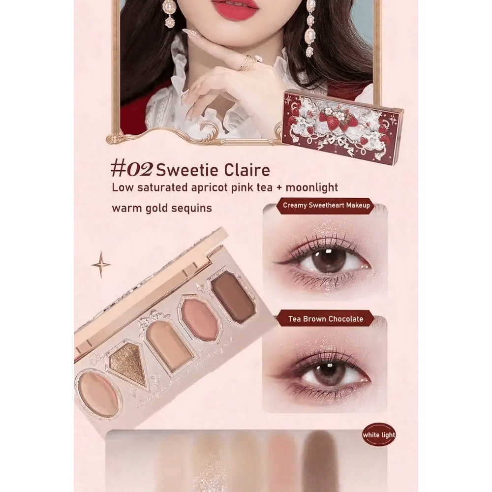 Sparkling Strawberry Eyeshadow Compact Palette - Cosparty