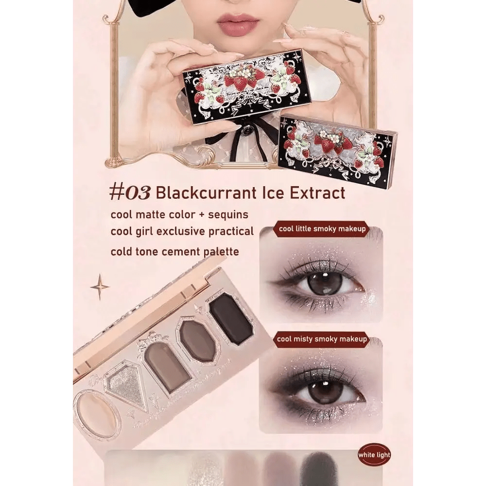 Sparkling Strawberry Eyeshadow Compact Palette - Cosparty