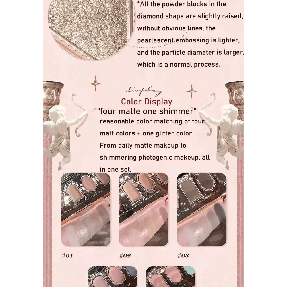 Sparkling Strawberry Eyeshadow Compact Palette - Cosparty