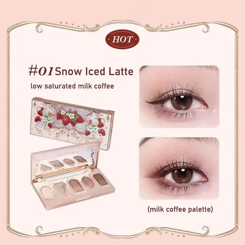 Sparkling Strawberry Eyeshadow Compact Palette - Cosparty