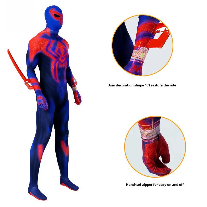 Spider - Man 2099 Across the Spider - verse Cosplay Costume Suit - Cosparty