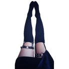 Spiky Garter Belt with Punk Rock Style and Metal Heart - Cosparty