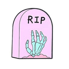 Spooktacular Pastel Goth Enamel Pin Set for Halloween Delight - Cosparty