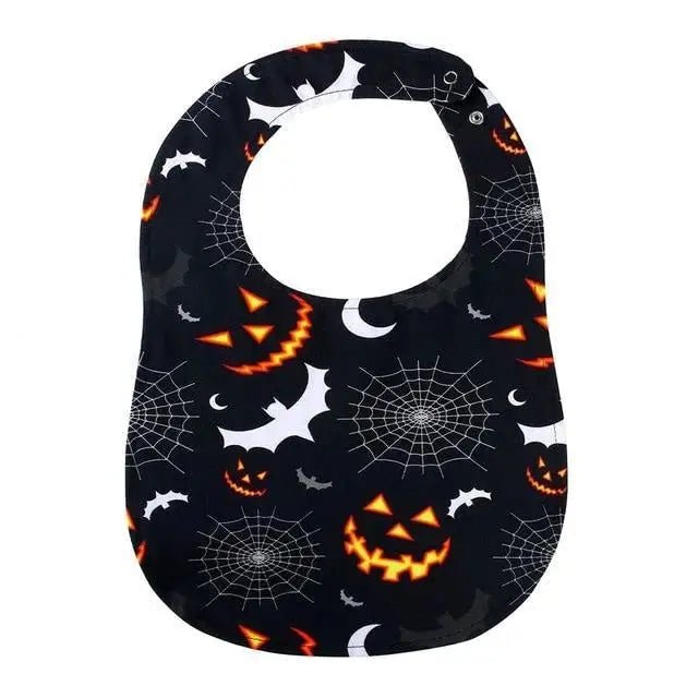 Spooky Bat Bib in High - Quality Soft Material for Halloween Fun - Cosparty
