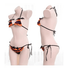 Spooky Bat Wing Lingerie Set for Halloween Enthusiasts - Cosparty