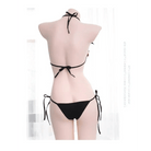 Spooky Bat Wing Lingerie Set for Halloween Enthusiasts - Cosparty