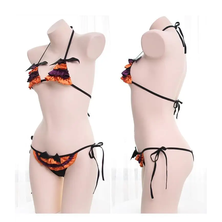 Spooky Bat Wing Lingerie Set for Halloween Enthusiasts - lingerie