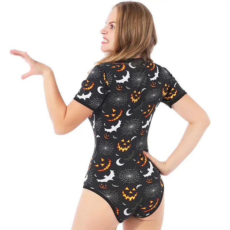 Spooky Cute Black Adult Onesie Available Org Instock with Size Chart - Cosparty