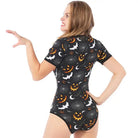 Spooky Cute Black Adult Onesie Available Org Instock with Size Chart - Cosparty