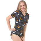 Spooky Cute Black Adult Onesie Available Org Instock with Size Chart - Cosparty
