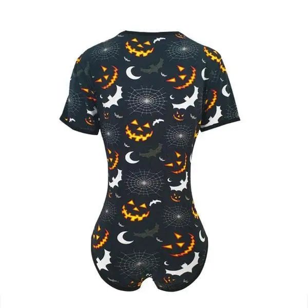 Spooky Cute Black Adult Onesie Available Org Instock with Size Chart - Cosparty