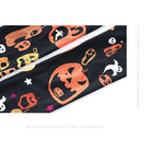 Spooky Halloween Pumpkin Print Lolita Thigh High Stockings - Cosparty