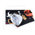 Spooky Halloween Pumpkin Print Lolita Thigh High Stockings - Cosparty