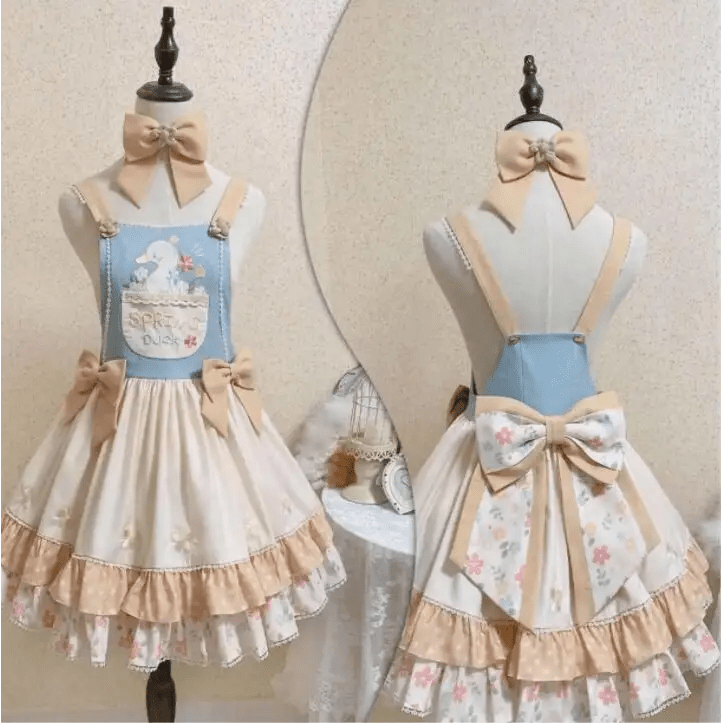 Spring Ducky Themed Lolita Dress for Kawaii Princesses - Cosparty