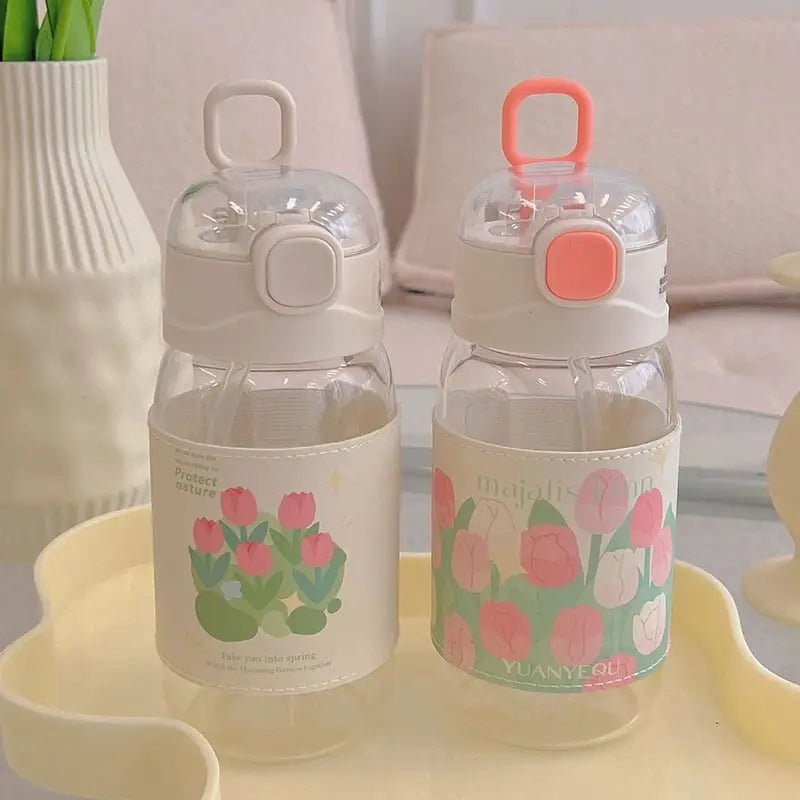 Spring Tulip Water Bottles for Your Hydrating Adventures - Cosparty