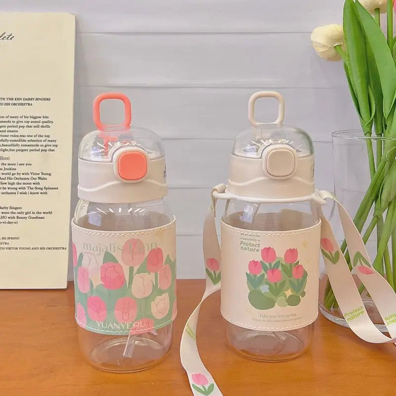 Spring Tulip Water Bottles for Your Hydrating Adventures - Cosparty